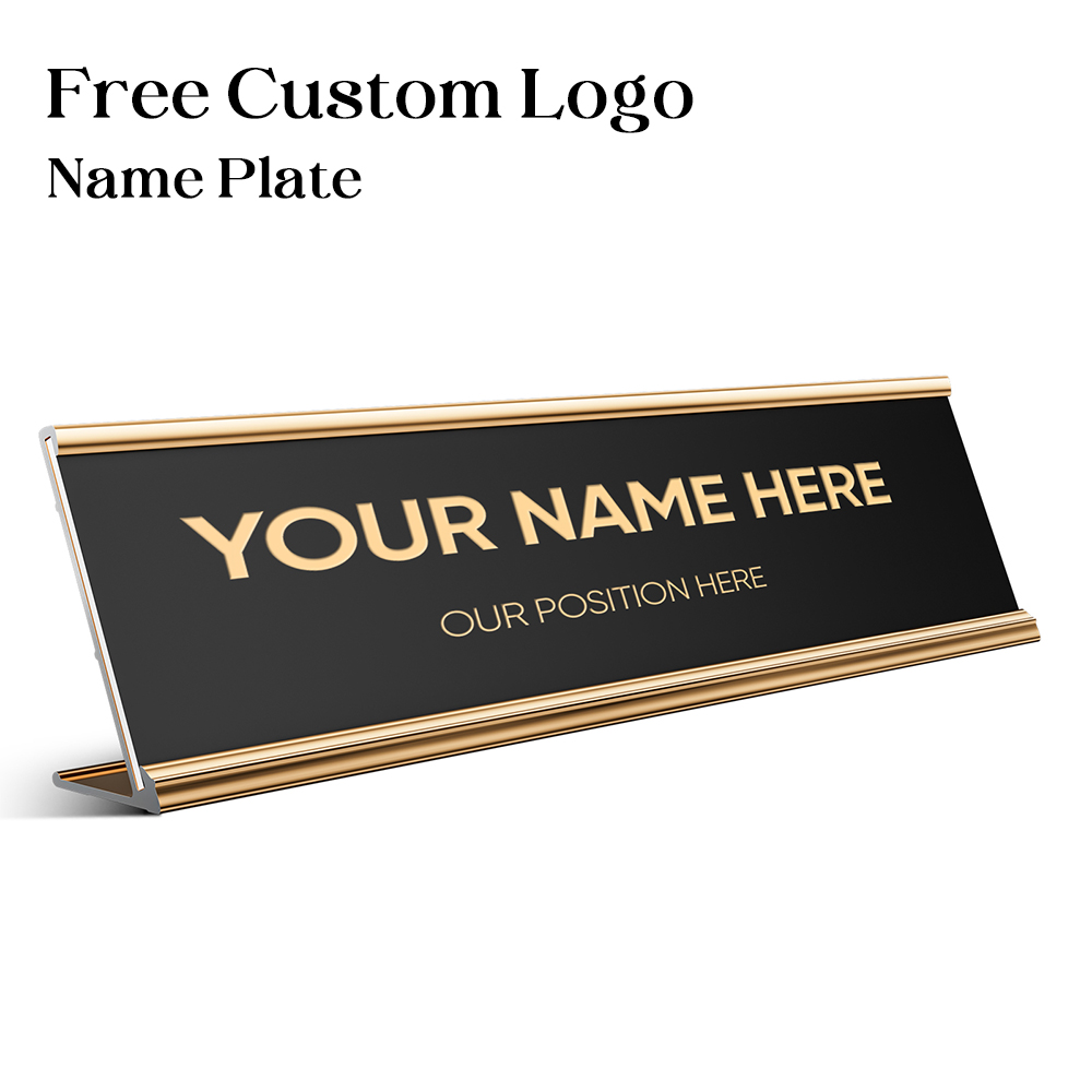 Desk Name Plate - Ücretsiz Kişiselleştirilmiş Özel Ofis İsim Plakaları