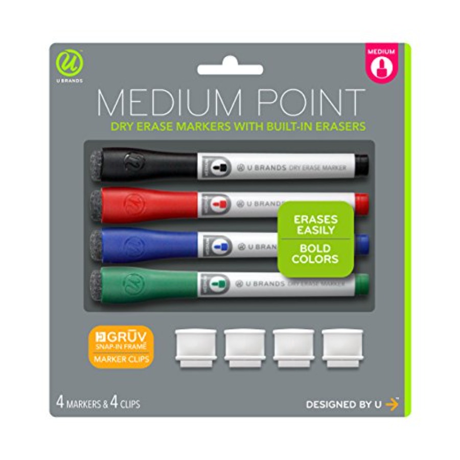 Whiteboard Marker Set - İnce Uçlu Silinebilir Beyaz Tahta Kalemleri,