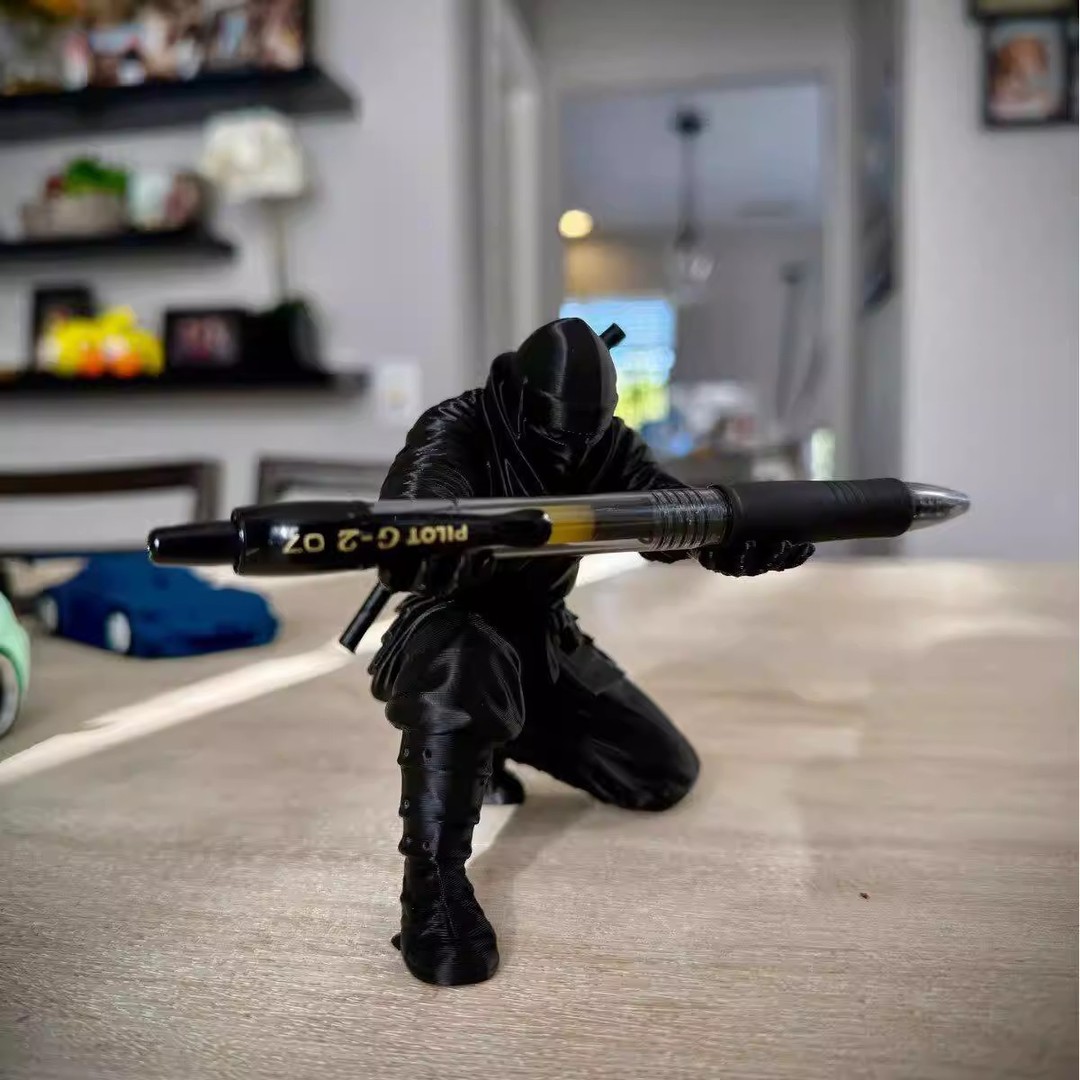 Stationery Office - 3D Baskılı Ninja Kalemlik Yaratıcı Masaüstü