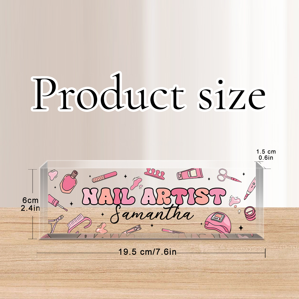Özel İsimli Akrilik Masa İsiml - Desk Name Plate incelemesi ve fiyatı
