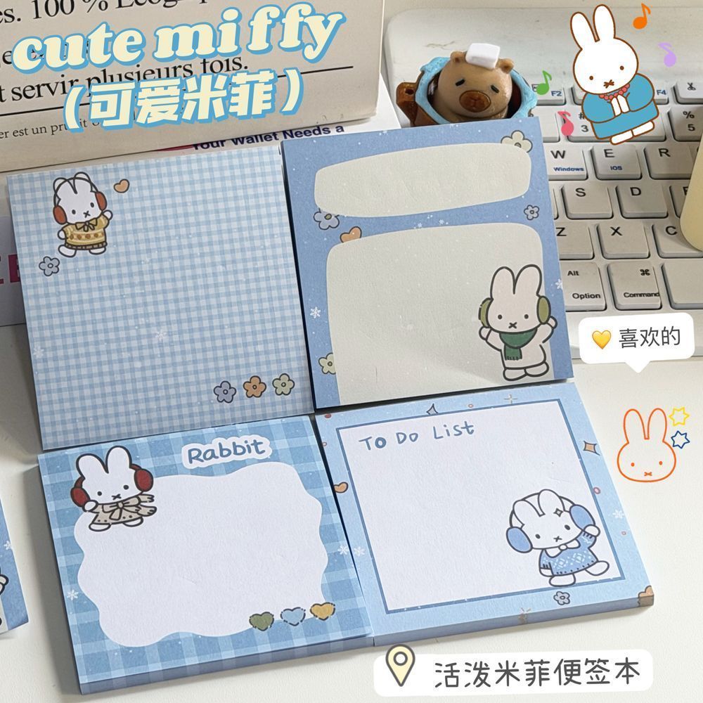 Kawaii Mavi Kareli Miffy Tavşa - Stationery Office Items List incelemesi ve fiyatı