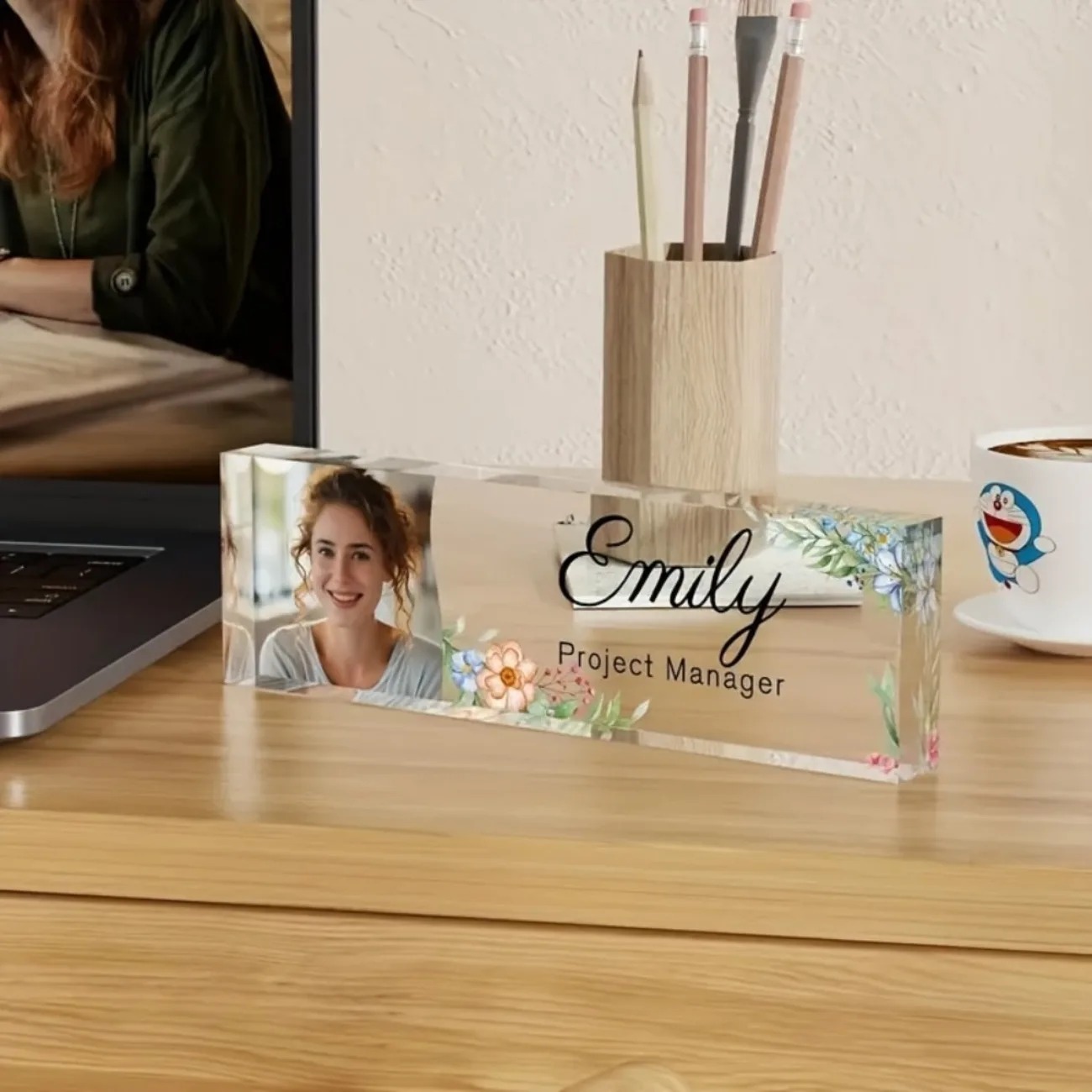 1 Adet Kişiselleştirilmiş Çiçe - Desk Name Plate incelemesi ve fiyatı