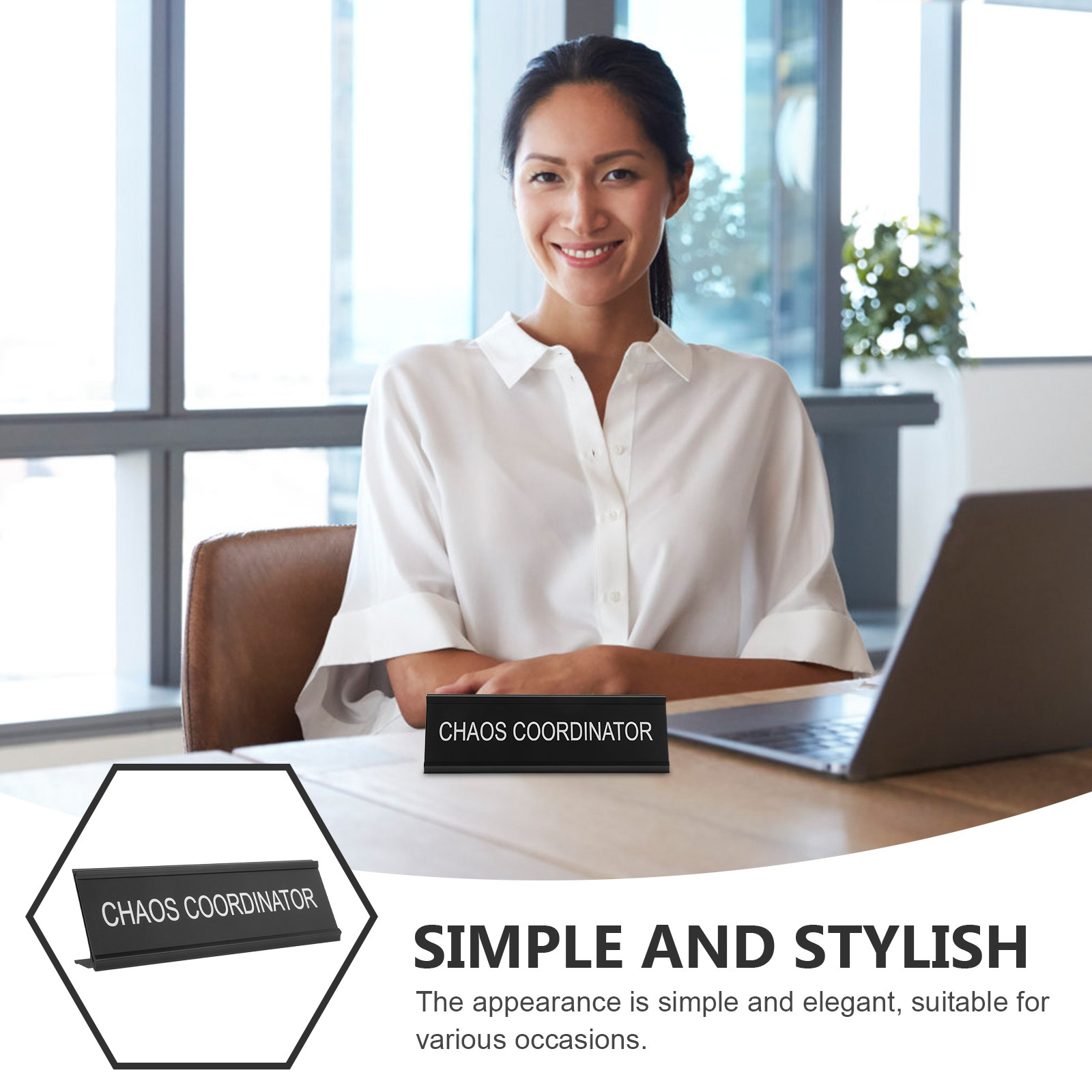 L Şeklinde Alüminyum Masa Plak - Desk Name Plate incelemesi ve fiyatı